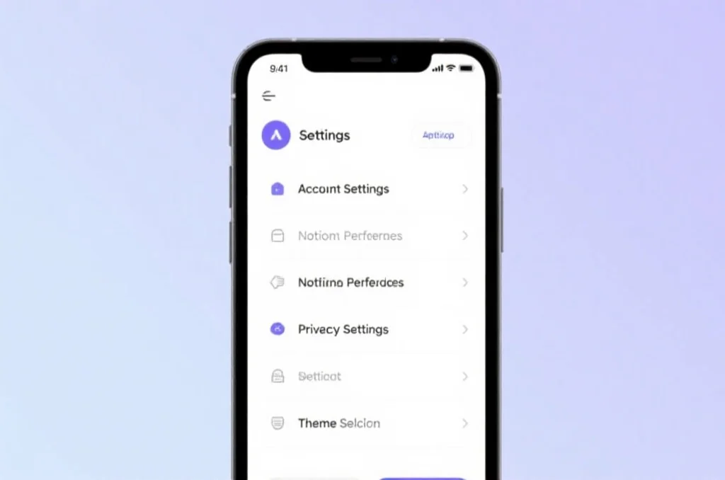 星欧娱乐App个性化设置界面，展示通知、隐私、主题等选项
